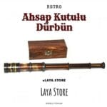 Ahşap Kutulu Dürbün Retro