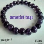 Ametist Bileklik 1. Kalite Doğal Taş