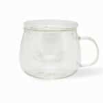 Cam Kupa Bardak Süzgeçli 300 ml