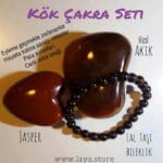 Kök Çakra Seti Doğal Taş
