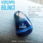 Mavi Akik Parça Doğal Taş 2 ADET