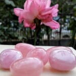 Pembe Kuvars Doğal Taş 2 ADET (1 kalite )
