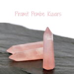 Pembe Kuvars Piramit Kristal Taş